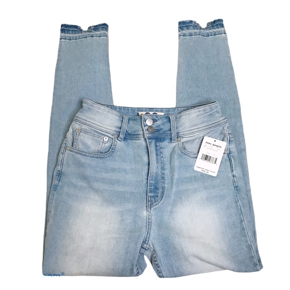 We the Free wild child skinny jeans Havana blue 28 - Picture 1 of 14